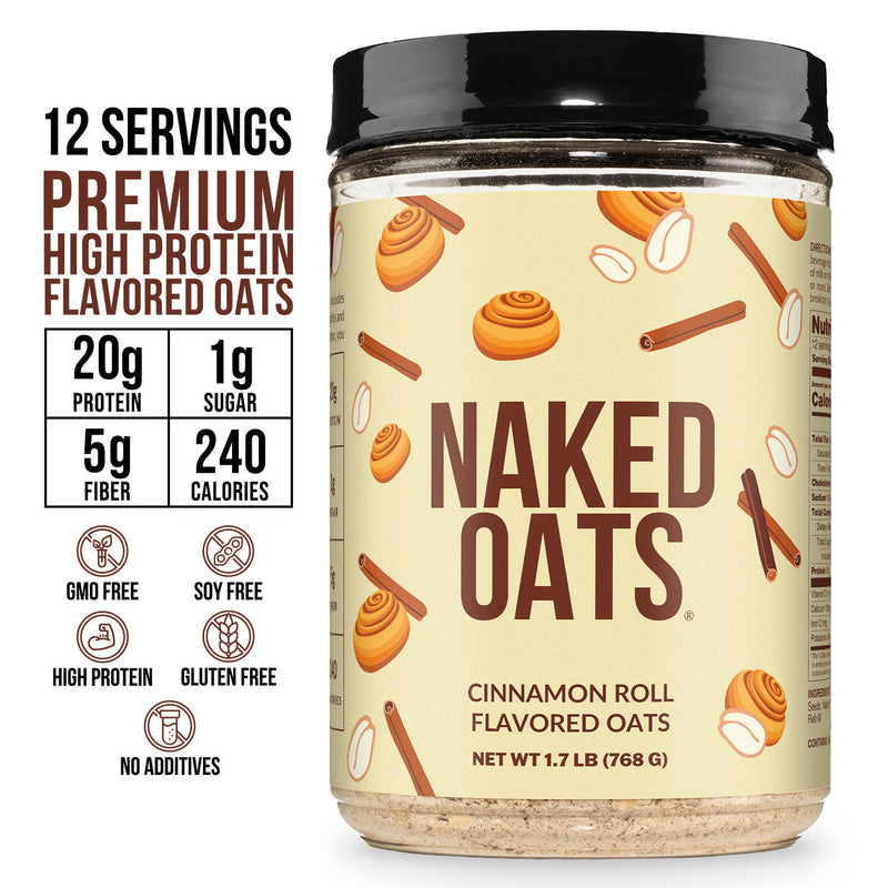 Cinnamon Roll Protein Oats - Cinnamon Roll