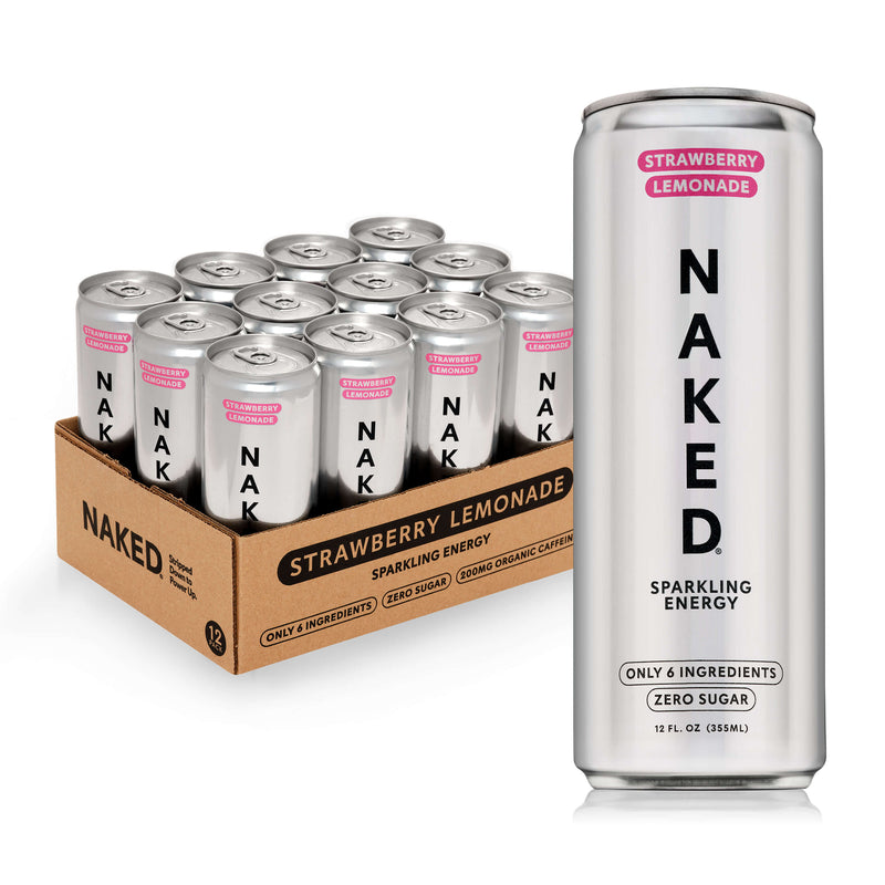 Strawberry Lemonade Naked Sparkling Energy - Strawberry Lemonade