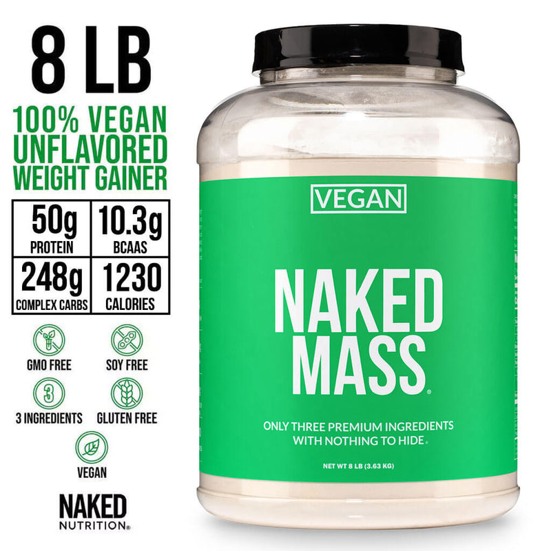Vegan Mass Gainer Supplement - Unflavored (Vegan)